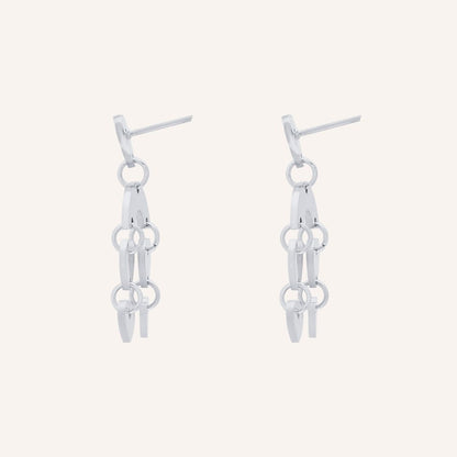 Gwyneth Falling In Love Earring - Silver - BLFX