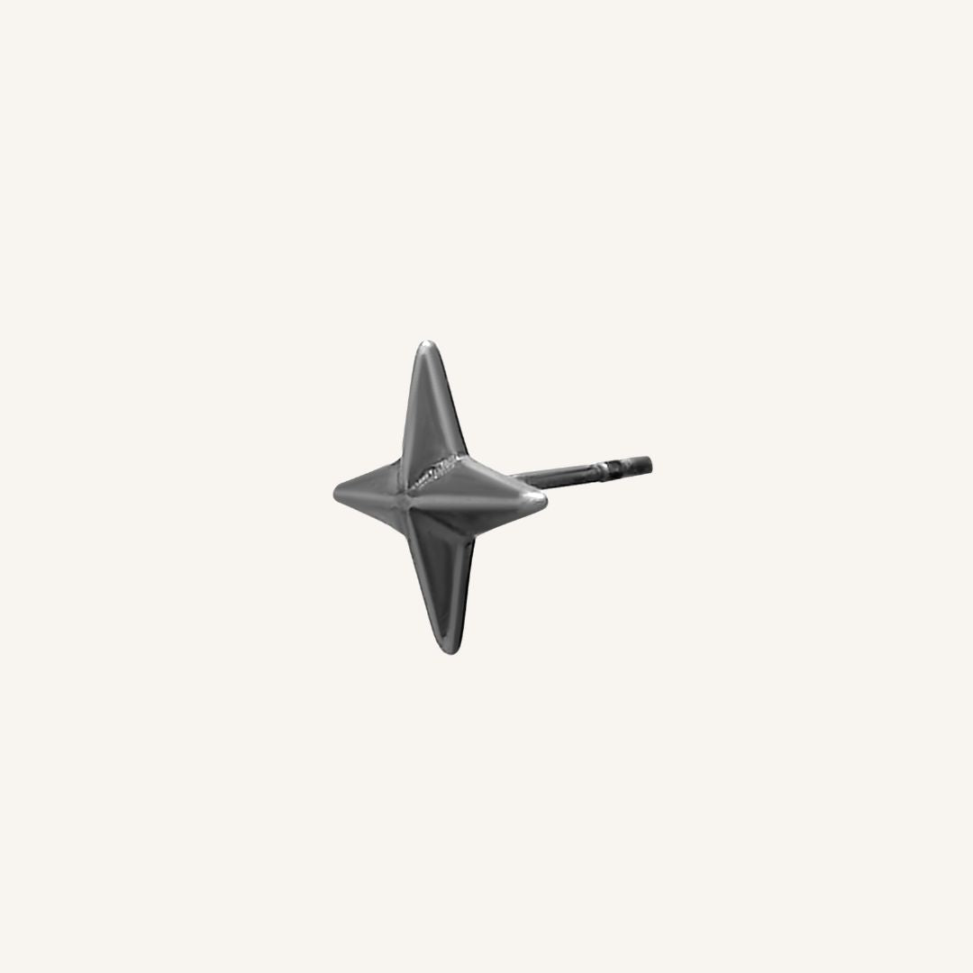 Hamish Smoke Star Stud Earring (Single)