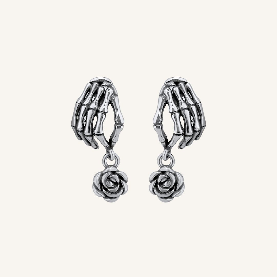 Hand you Rose Earring