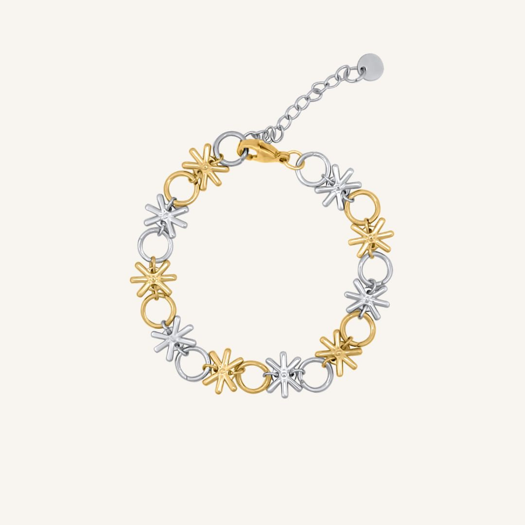 Hanzala Star Bracelet (Duo Tone)