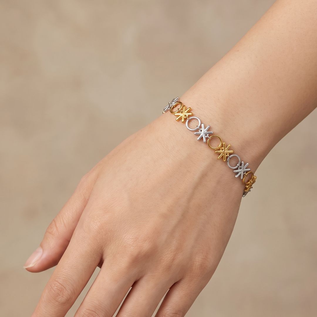 Hanzala Star Bracelet (Duo Tone)