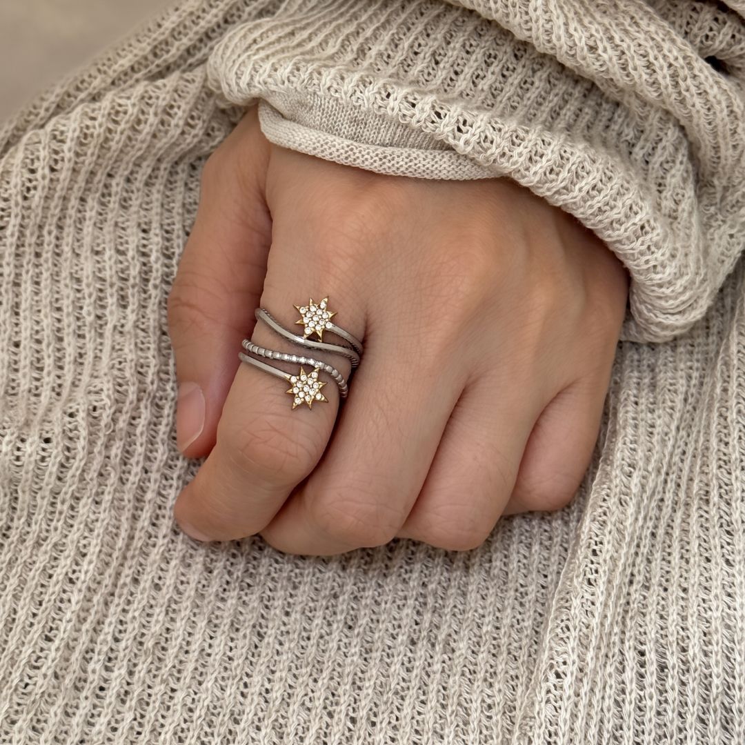 Hanzala Star Ring (Duo Tone)