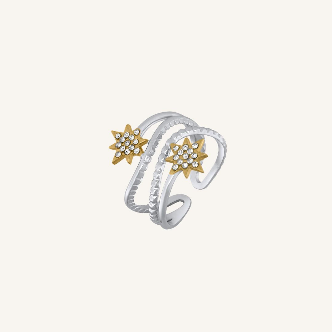 Hanzala Star Ring (Duo Tone)