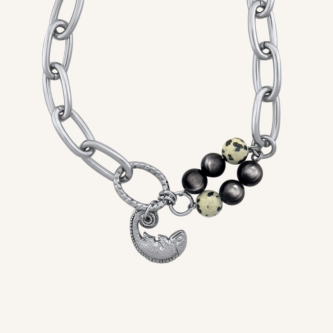 Harker Chameleon Obsidian Bracelet