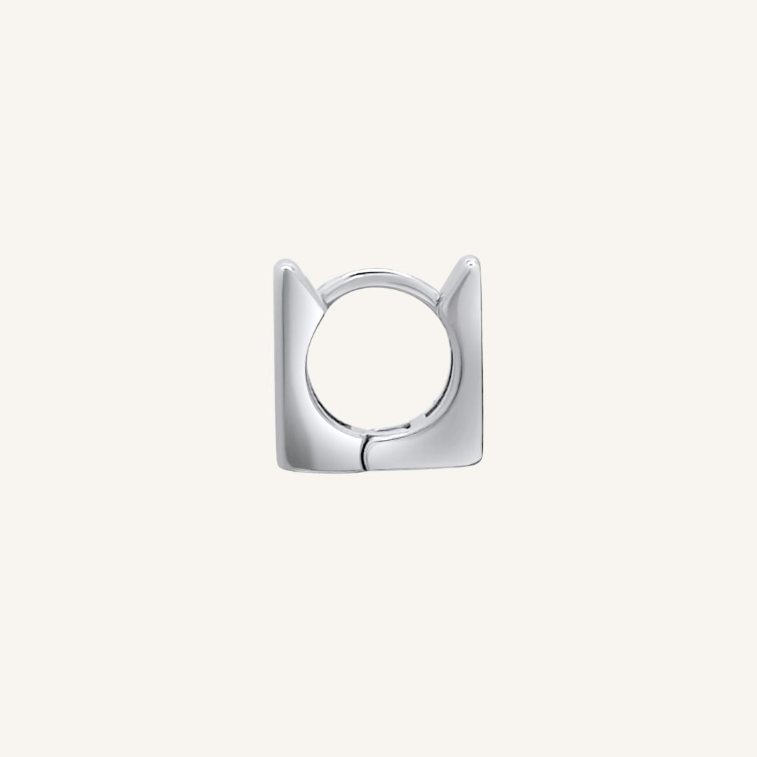 Harlan Square Hoop Earring (Single)
