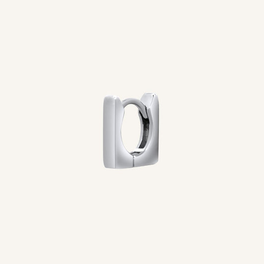 Harlan Square Hoop Earring (Single)