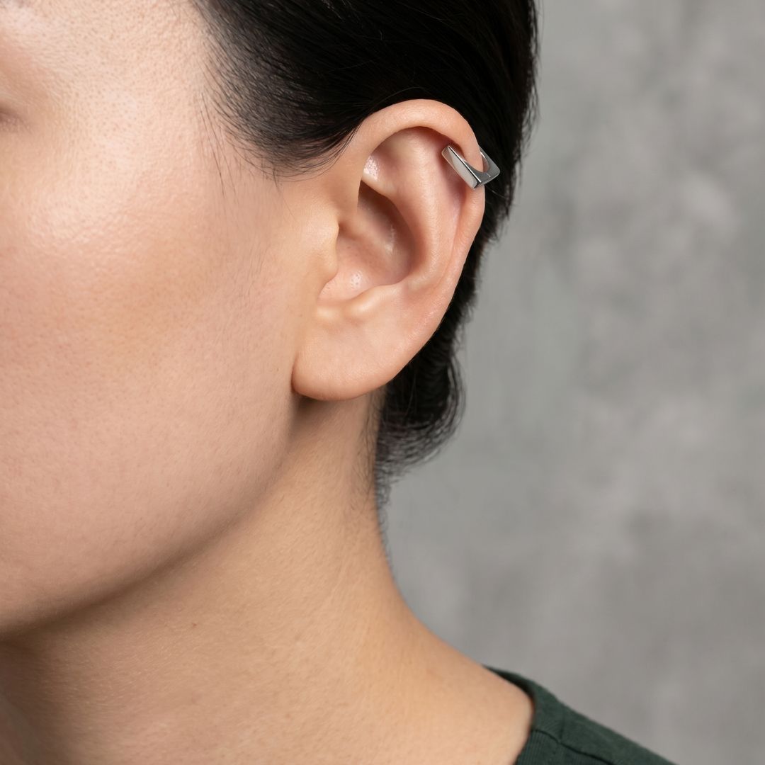 Harlan Square Hoop Earring (Single)
