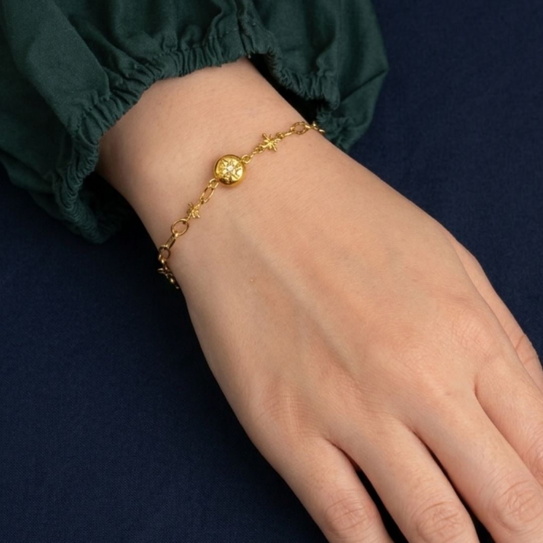 Hikari Spark Star Magnetic Bracelet (Gold) - BLFX