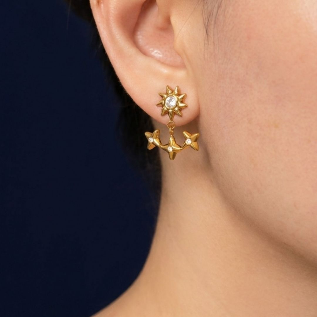 Hira Star Swing Earring - BLFX