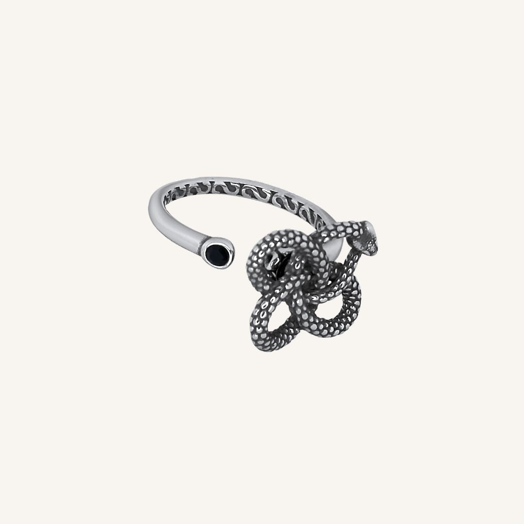 Hugh Spinner Clover Snake Ring