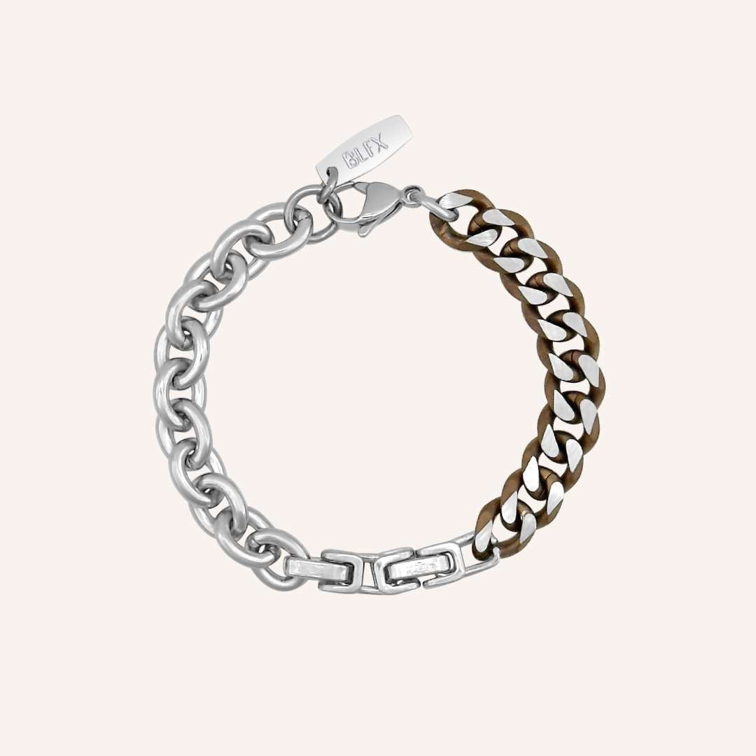 IM Hybrid Chain Bracelet - Coffee - BLFX