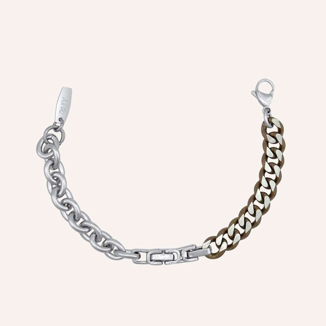 IM Hybrid Chain Bracelet - Coffee - BLFX