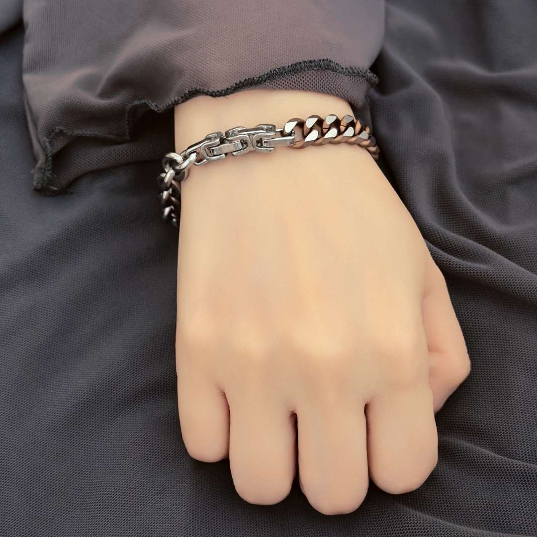 IM Hybrid Chain Bracelet - Coffee - BLFX