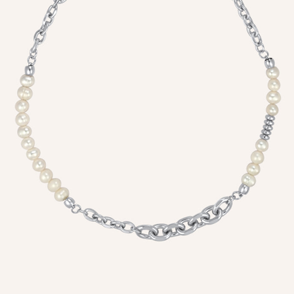 Isabelle Pearl Hybrid Chain Necklace
