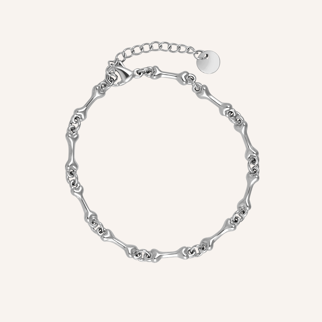 Kamden Bone Bracelet - Silver