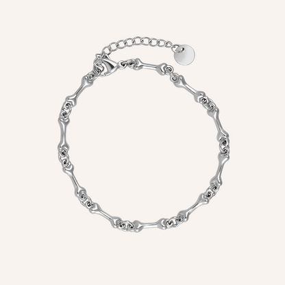 Kamden Bone Bracelet - Silver