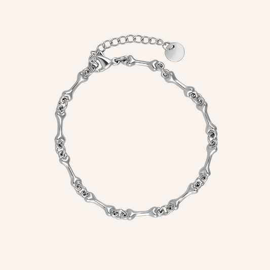 Kamden Bone Bracelet - Silver