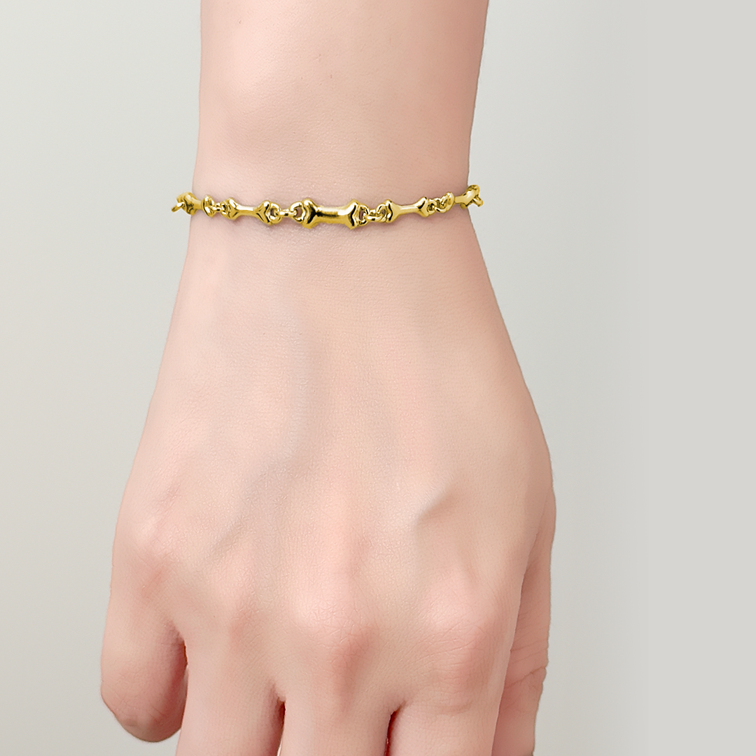 Kamden Bone Bracelet - Gold