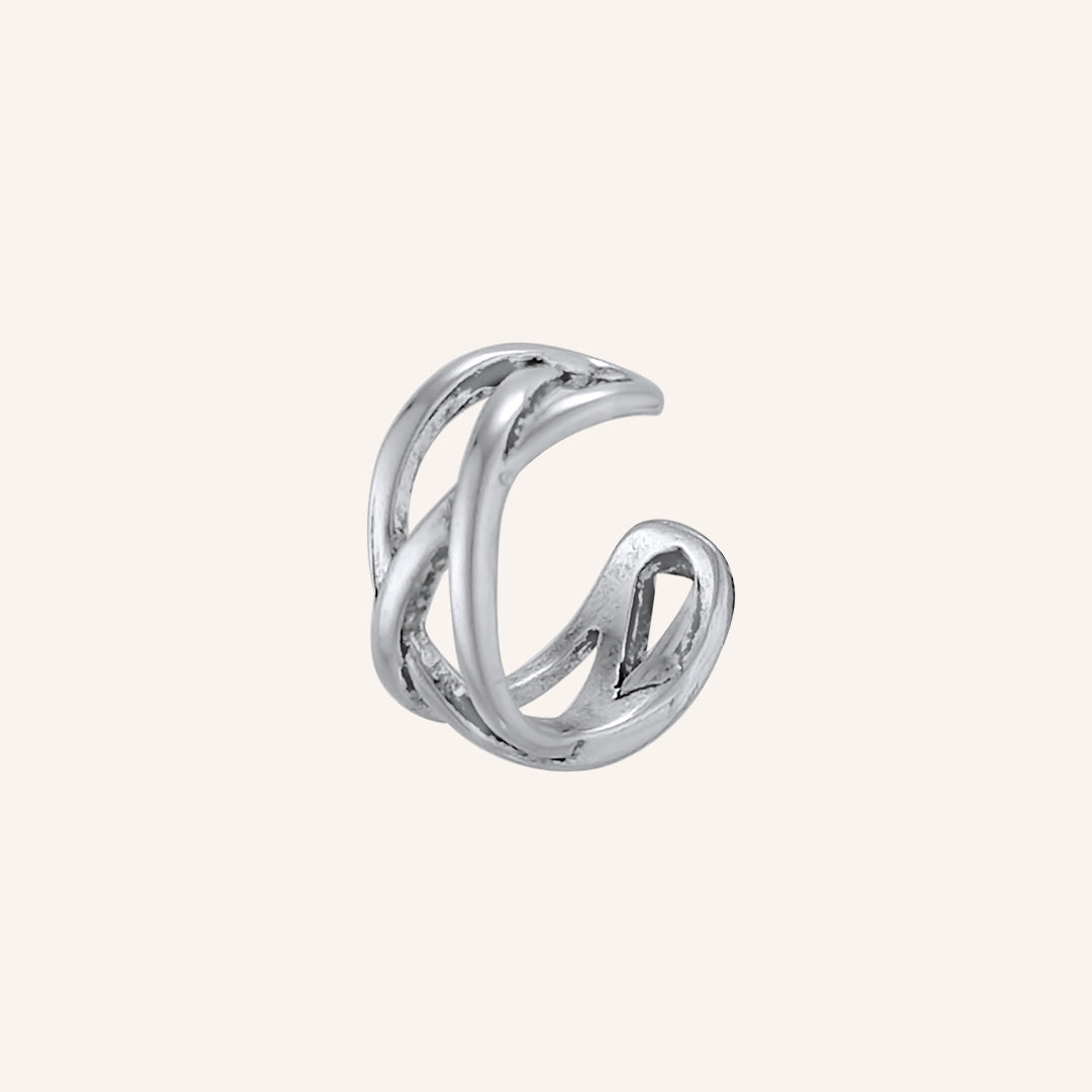 Kameron Layered Cross Ear Cuff