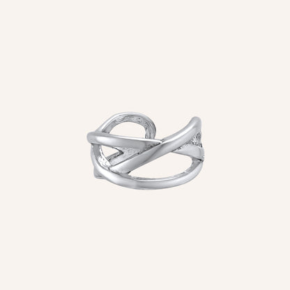Kameron Layered Cross Ear Cuff