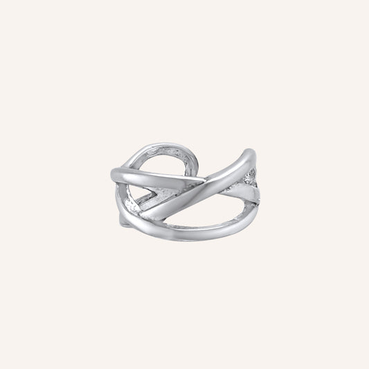Kameron Layered Cross Ear Cuff