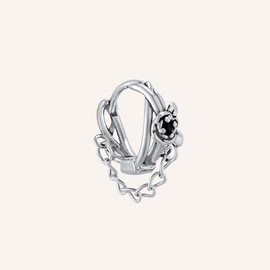 Kylee Rose Hoop Earring - single