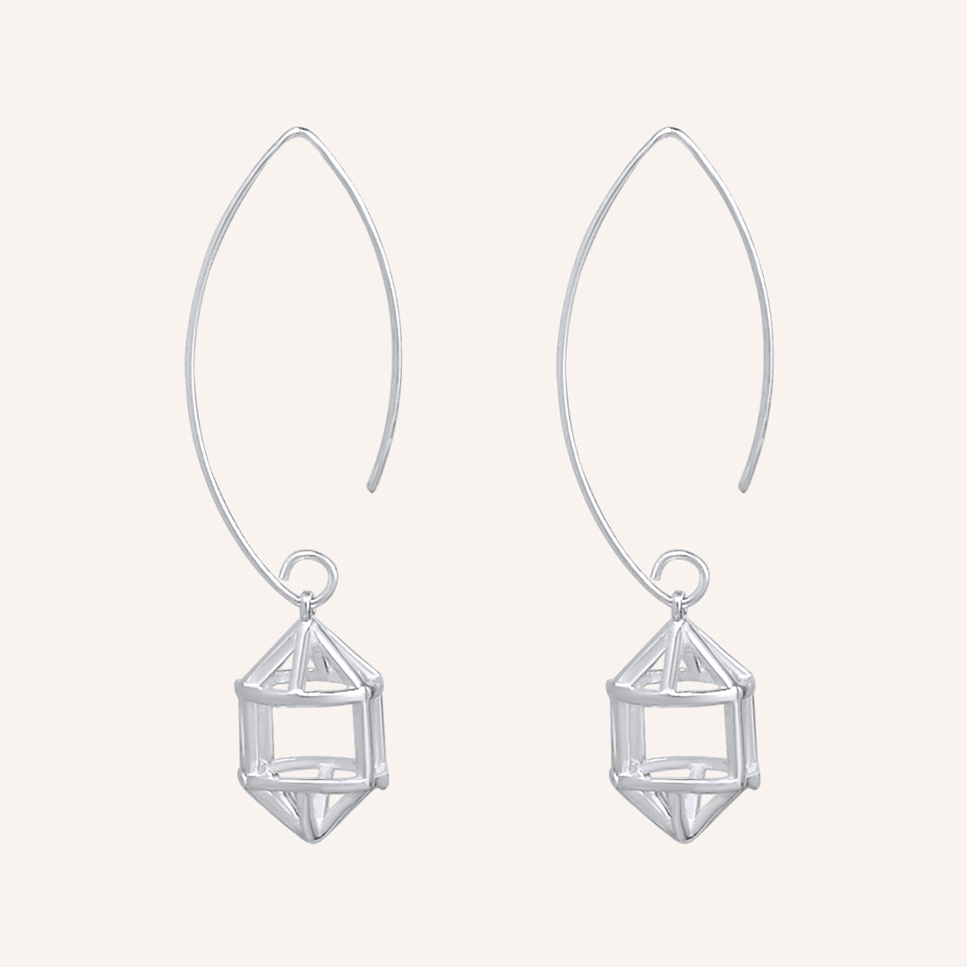 Lantern Himmeli Hook Earrings