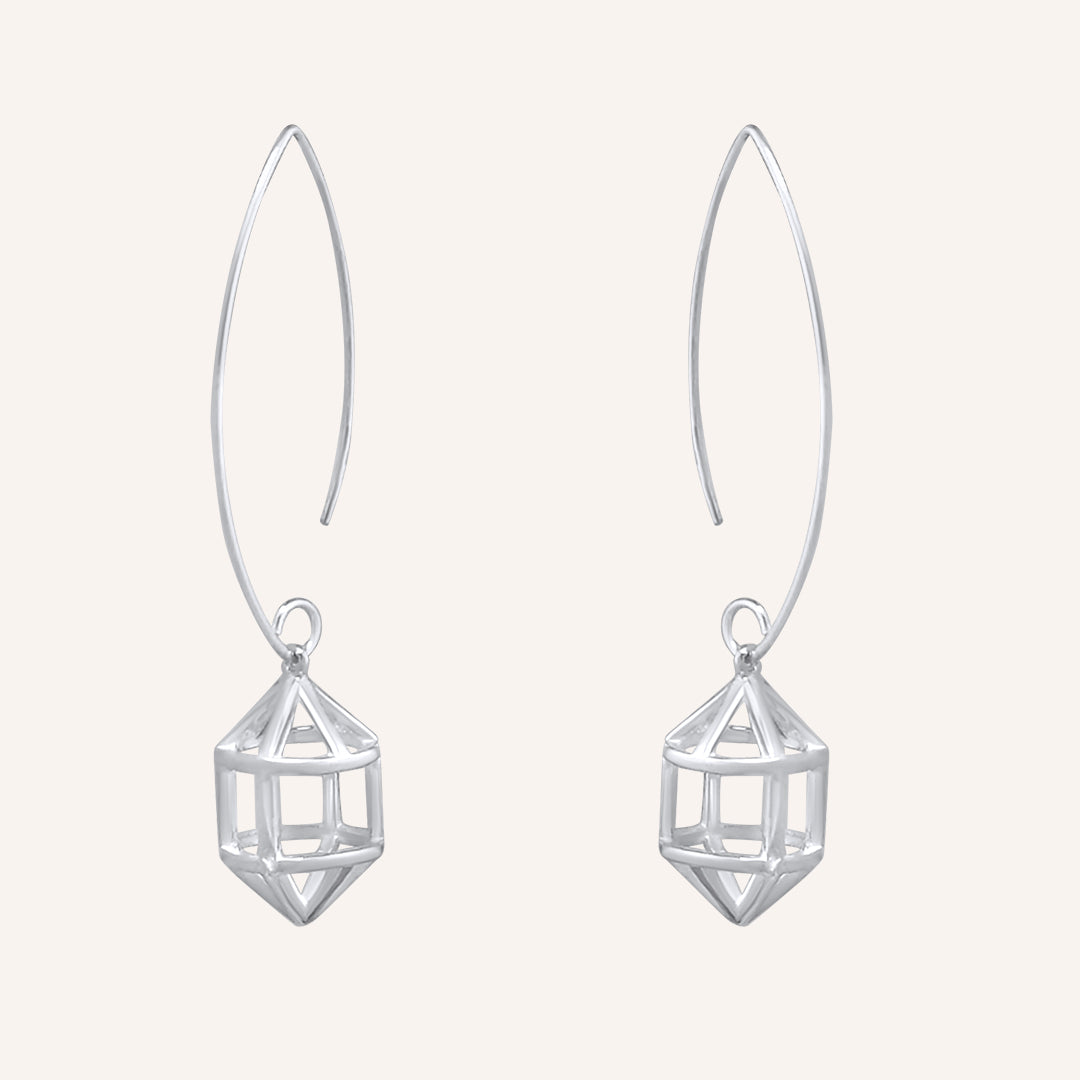 Lantern Himmeli Hook Earrings