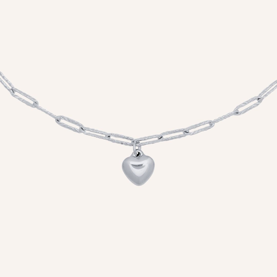 Layla Love Tectured Chain Bracelet - Silver - BLFX