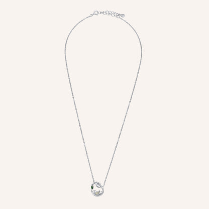 Libby Bird and Leaf Necklace