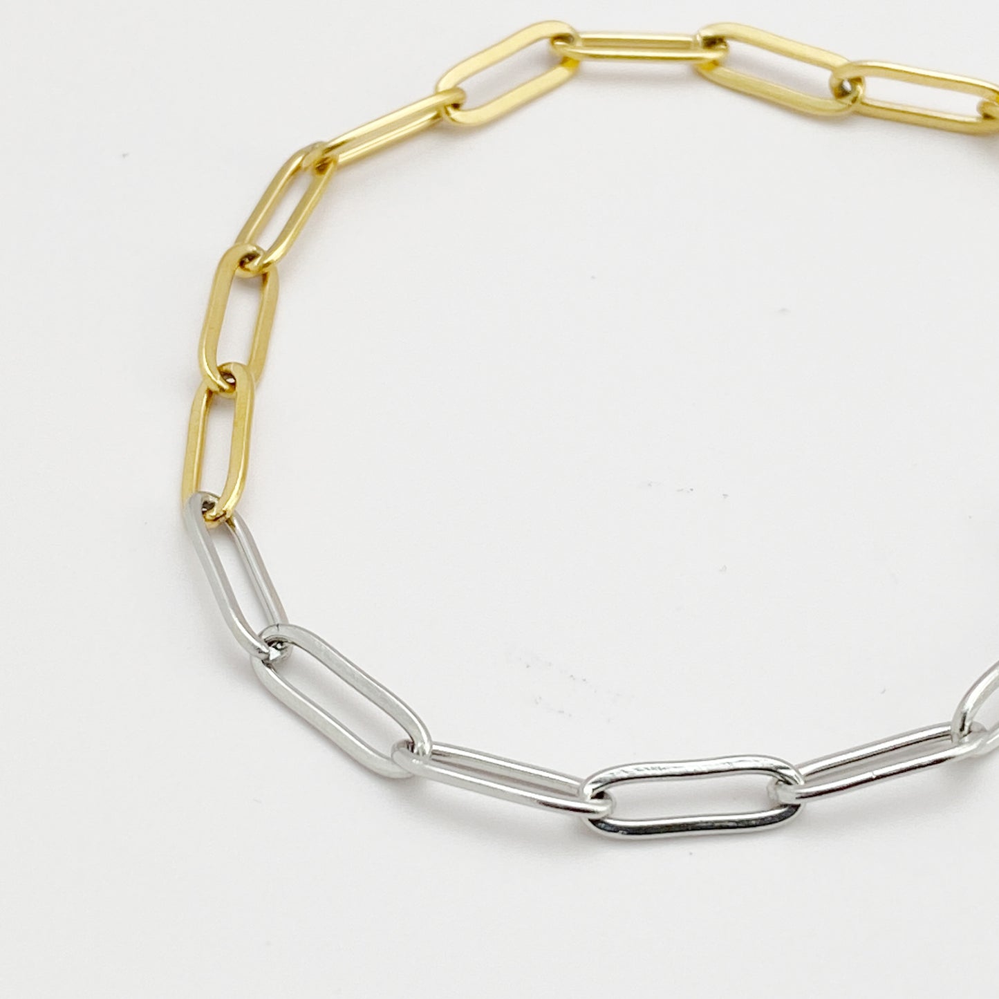 Lola Duo Tone Hybrid Chain Bracelet