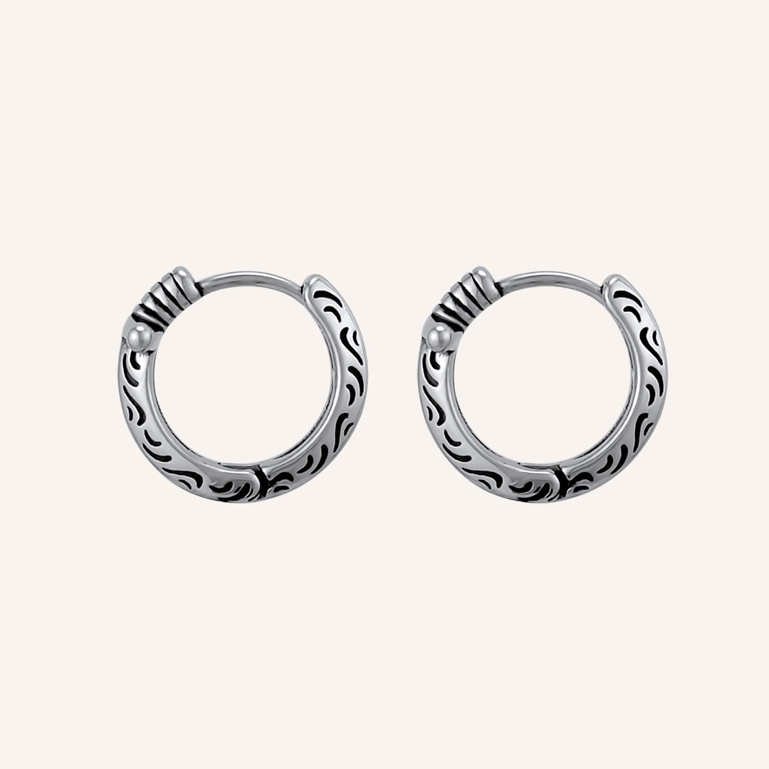 Luciana Sword Hoop Earrings