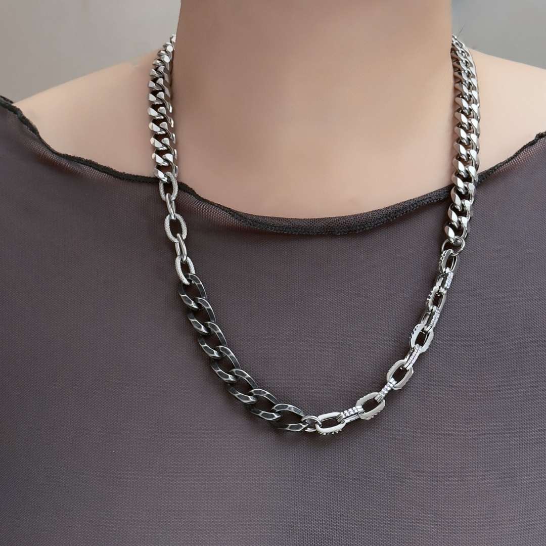 Maris Hybrid Chain Link Necklace - BLFX