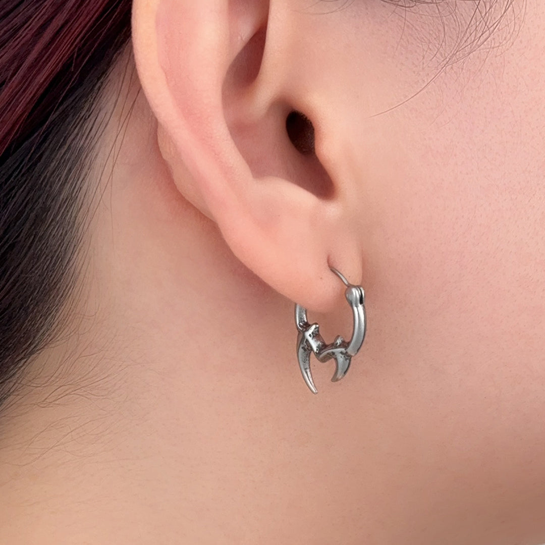 Markel Fang Hoop Earring