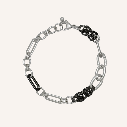 Merle Hybrid Chain Bracelet - Smoke