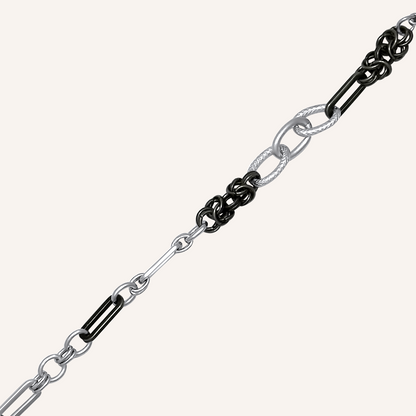 Merle Hybrid Chain Bracelet - Smoke