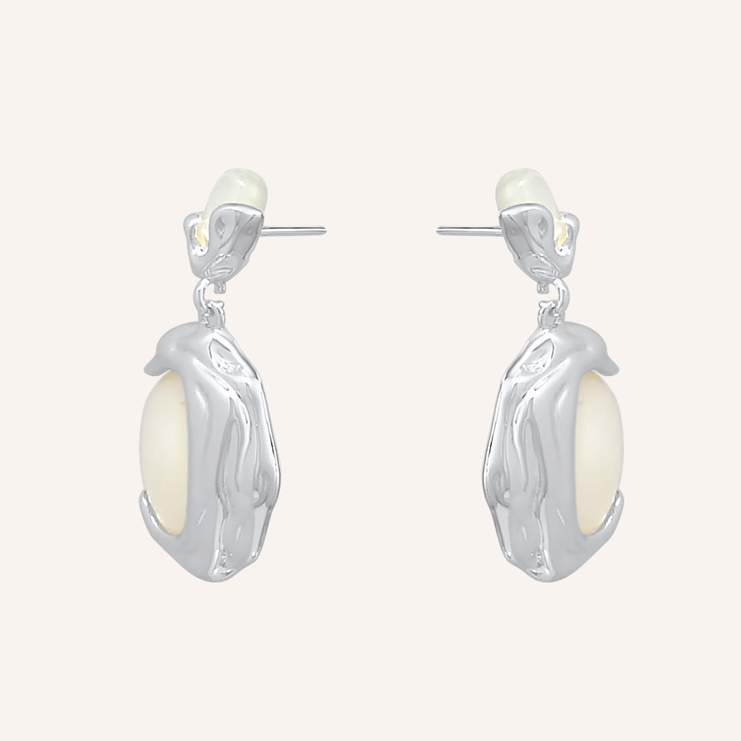 Merlin seashell Wrap Drop Earrings
