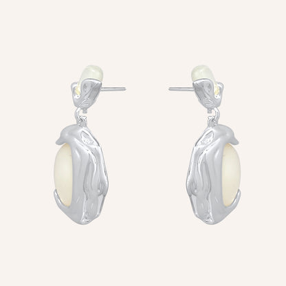 Merlin seashell Wrap Drop Earrings