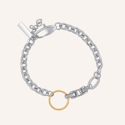 Millie Duo Tone Hybrid Chain Bracelet