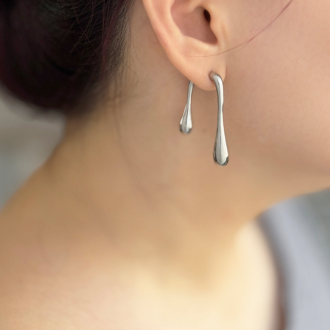 Minerva Melt Front and back Earring