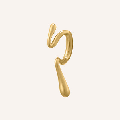 Mirren Lava Ear Cuff - Gold