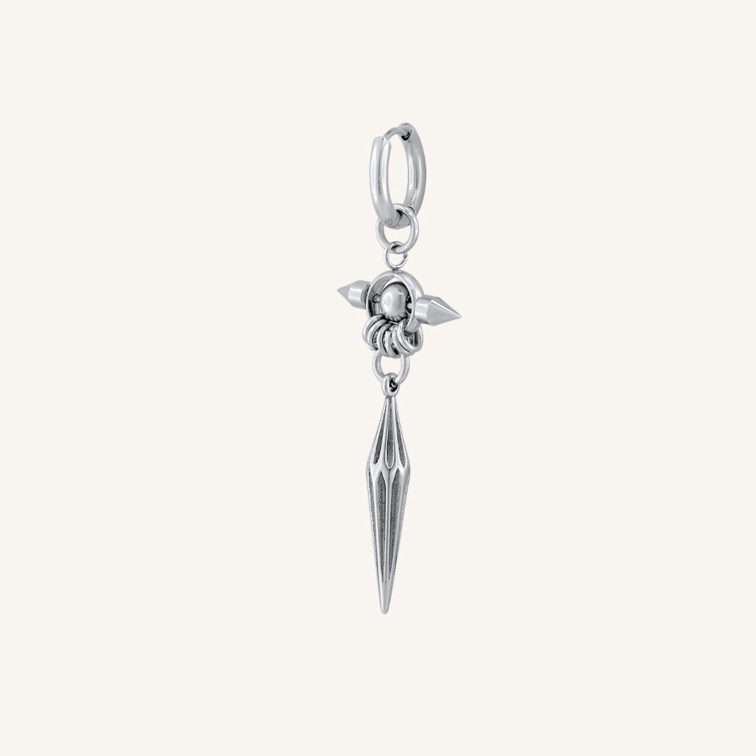 Mystic Pointy Spike Hoop Earring (Single)