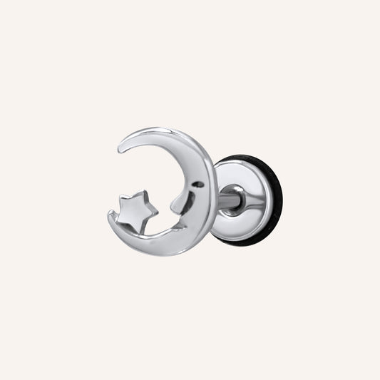 Neva Moon Star Stud Earring - Single