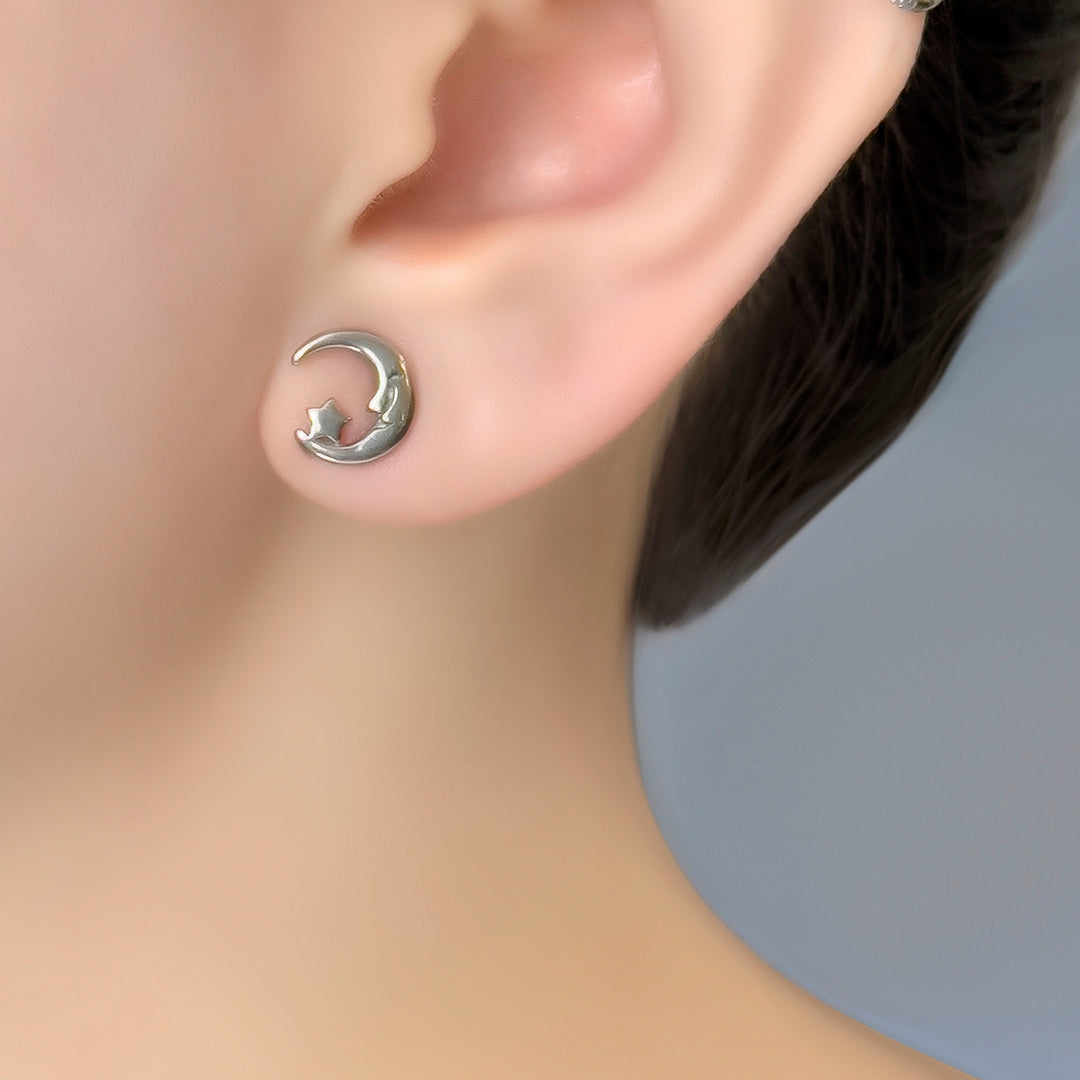 Neva Moon Star Stud Earring - Single