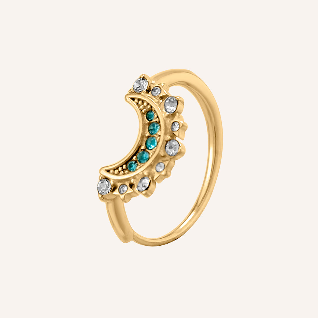 Niam Moon Ring - Gold