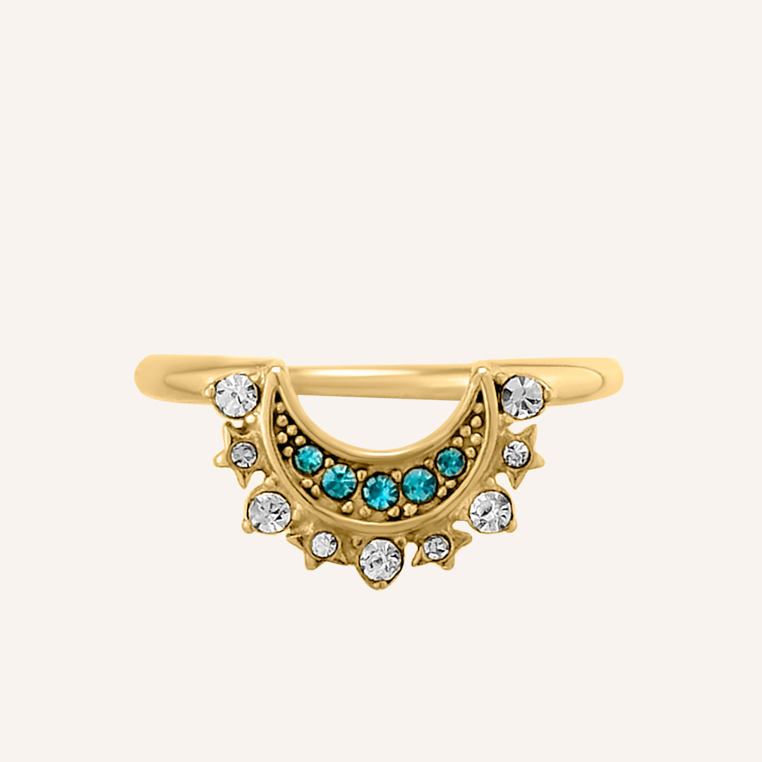 Niam Moon Ring - Gold