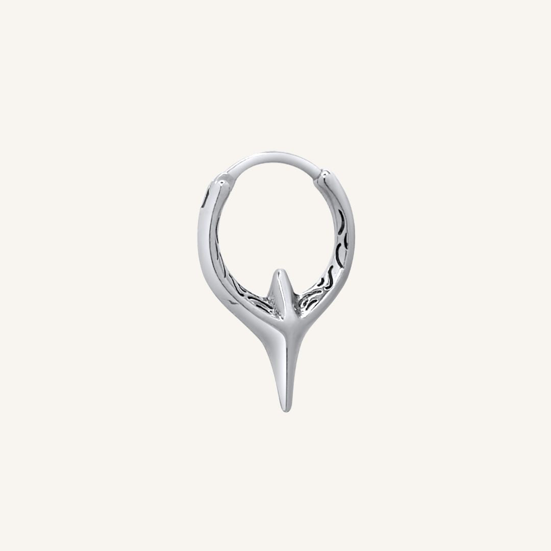 Nirvana Pointy Hoop Earring - Single