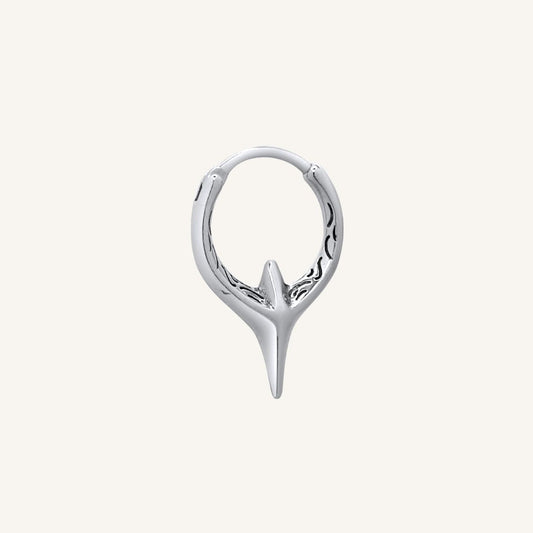 Nirvana Pointy Hoop Earring - Single