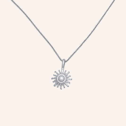 Norah Sun Necklace - Silver