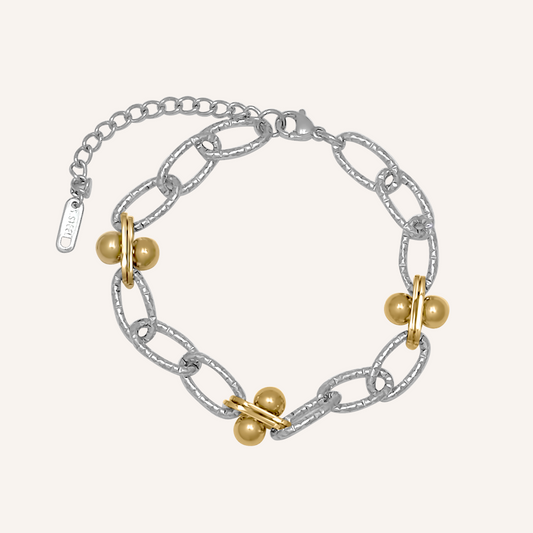 Oakwin Duo Tone Spark Chain Bracelet